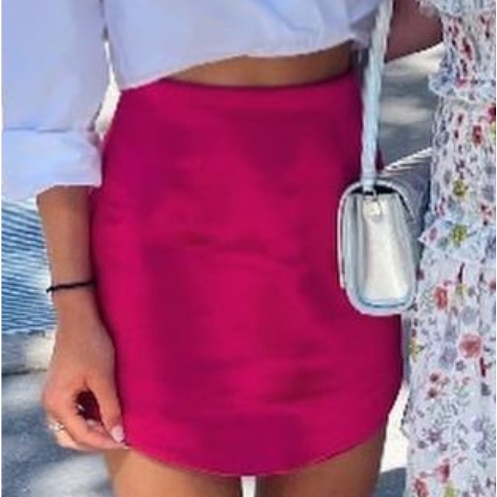 Zara silk skirt